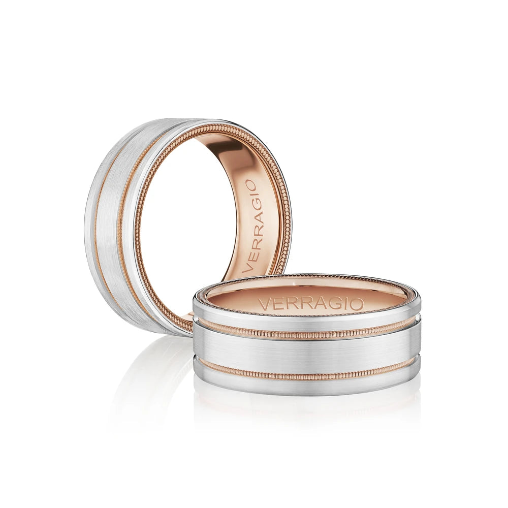 VW-8107-14K Two Tone - White/Rose Gold