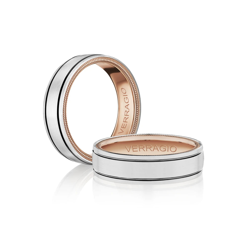 Vwb 6024 14K Two Tone White Gold Rose Gold