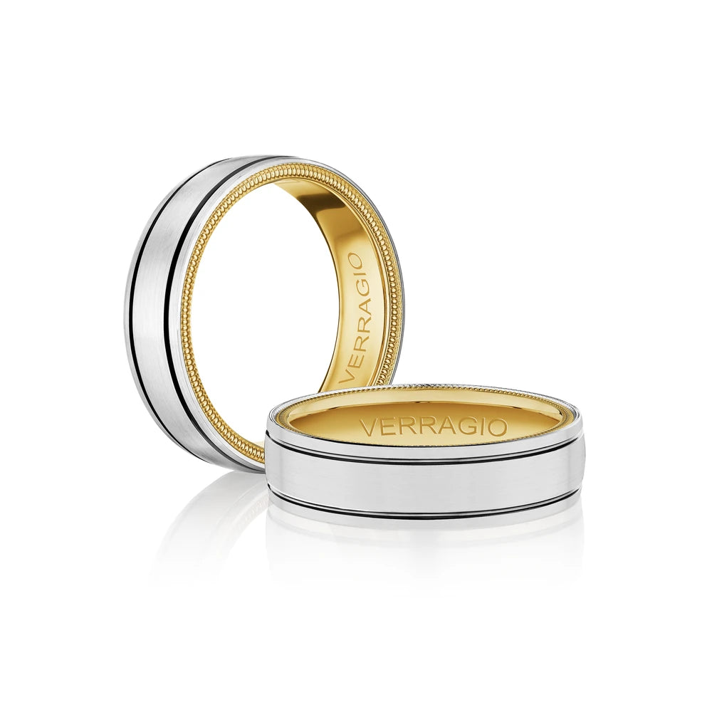 Vwb 6024 14K Two Tone White Gold Yellow Gold