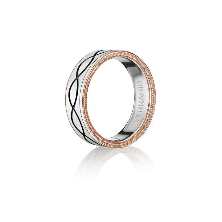 Vwb 7013 14K Two Tone White Gold Rose Gold