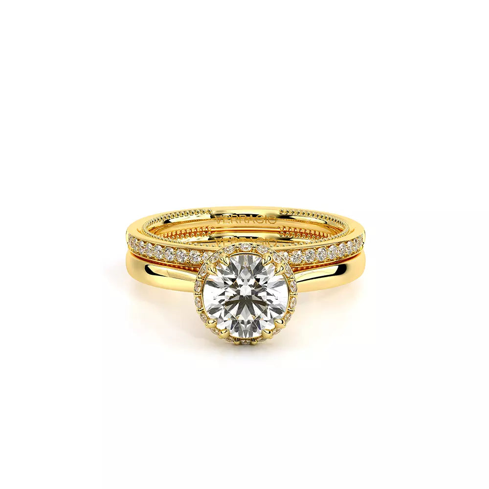 Renaissance-Sol302-Xr-14k Yellow Gold Round