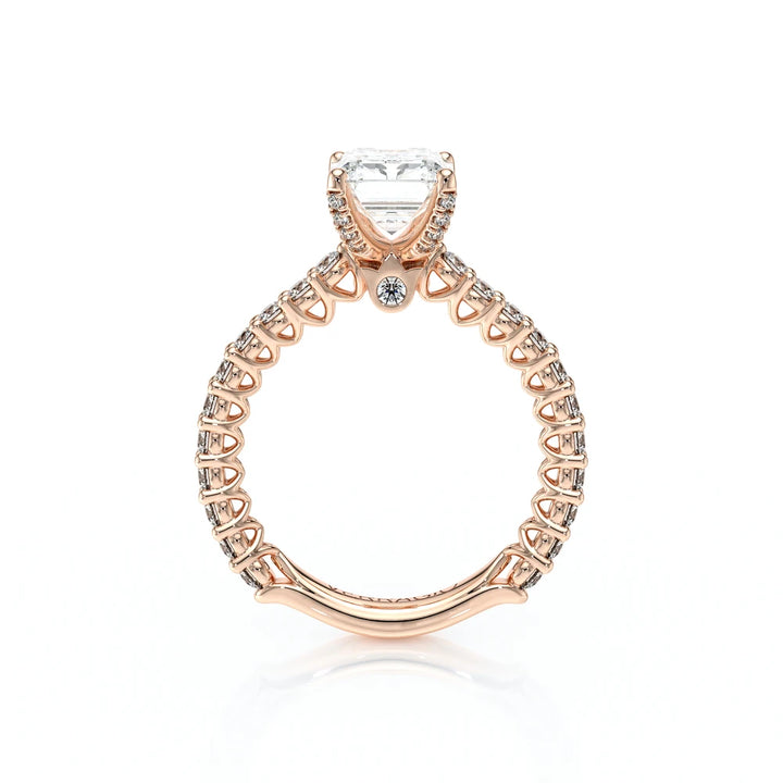 Lumino 801Emd4 20 14K Rose Gold Emerald