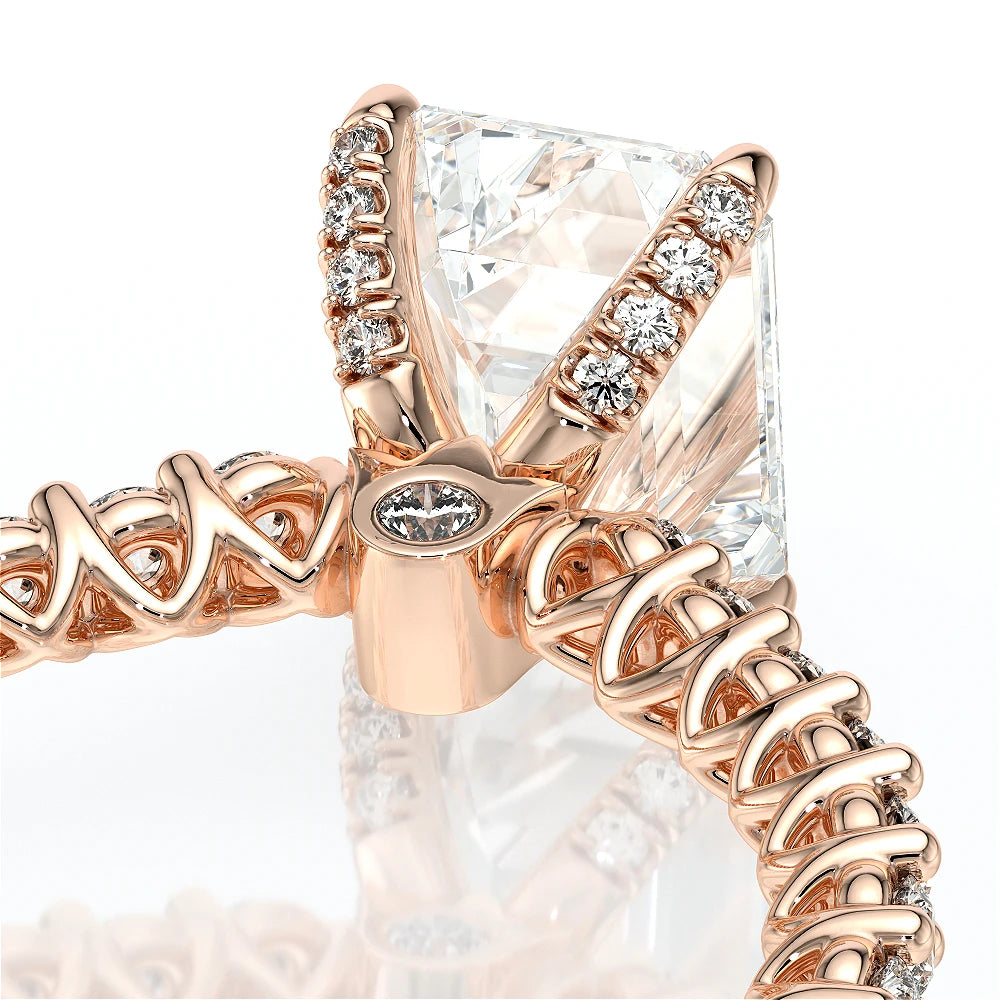 Lumino 801Emd4 20 18K Rose Gold Emerald