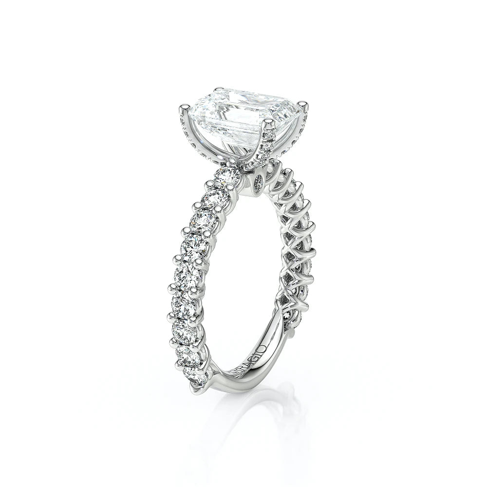 Lumino 801Emd4 25 14K White Gold Emerald