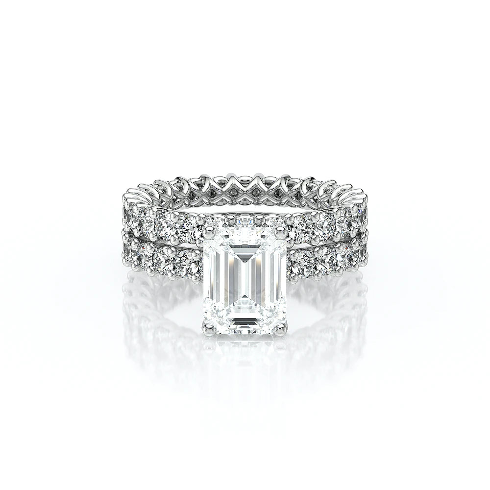 Lumino 801Emd4 25 14K White Gold Emerald