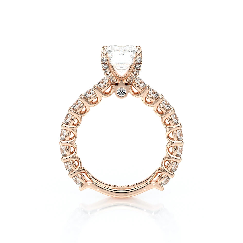 Lumino 801Emd4 30 14K Rose Gold Emerald