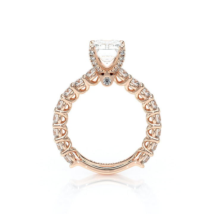 Lumino 801Emd4 30 14K Rose Gold Emerald