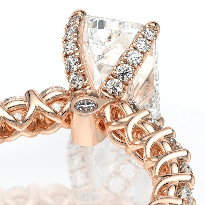 Lumino 801Emd4 30 14K Rose Gold Emerald