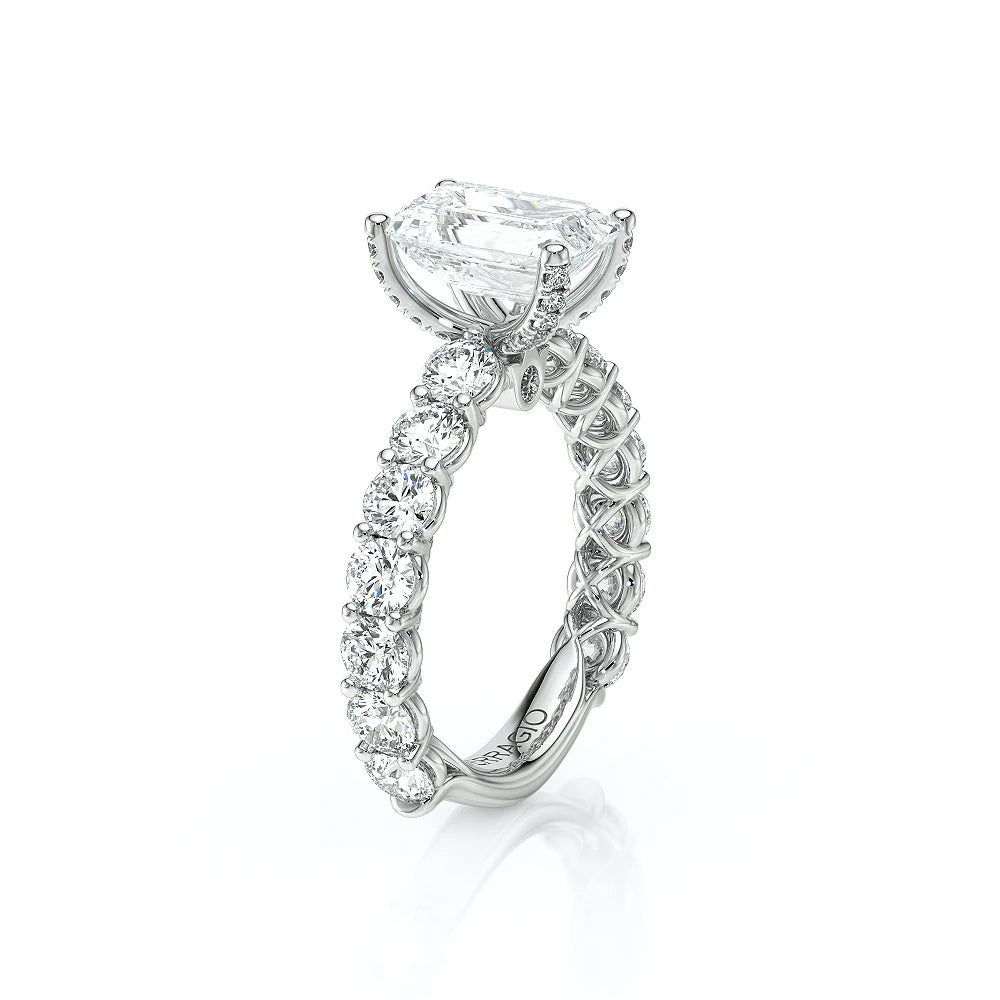 Lumino 801Emd4 35 14K White Gold Emerald