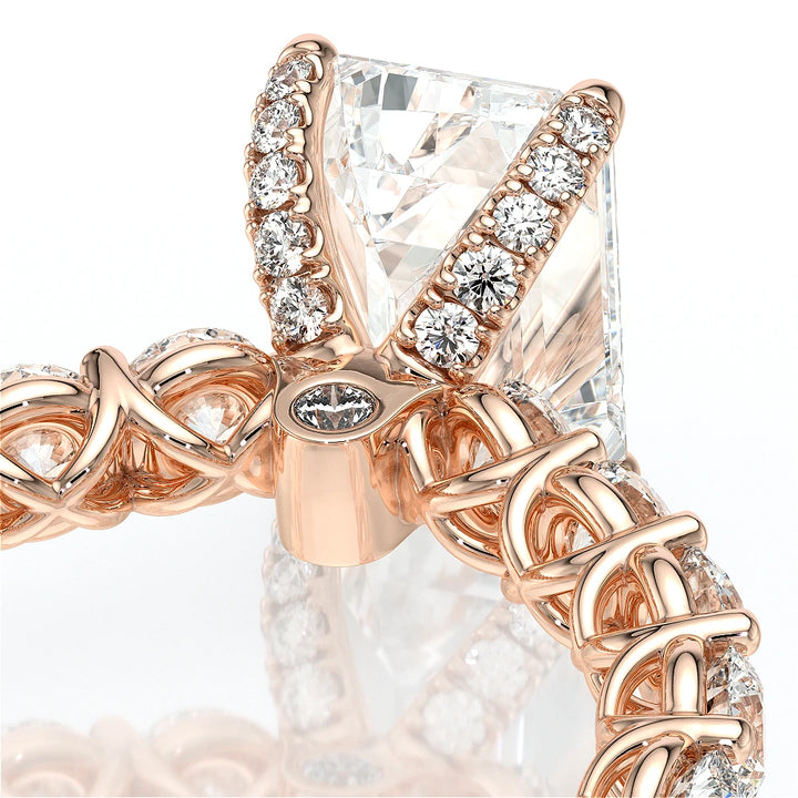 Lumino 801Emd4 35 14K Rose Gold Emerald