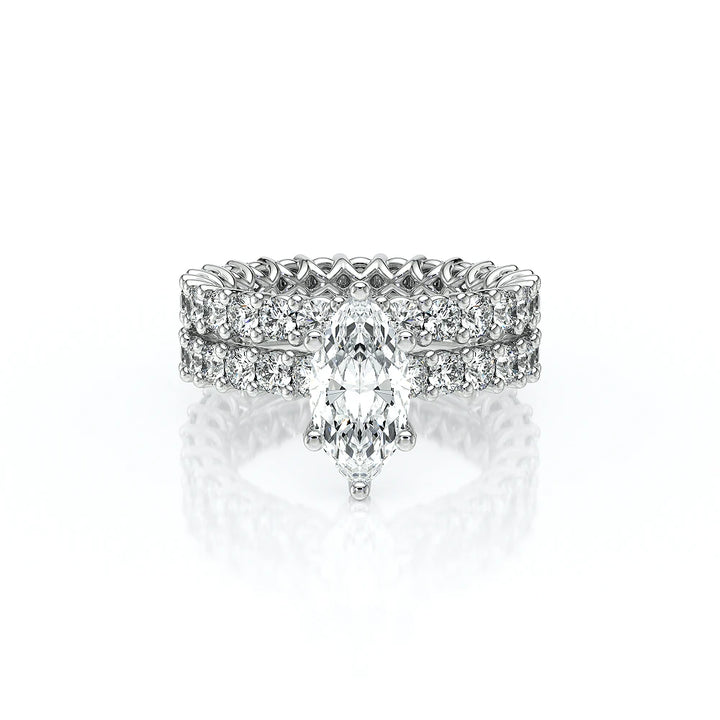Lumino 801Mqd4 25 14K White Gold Marquise