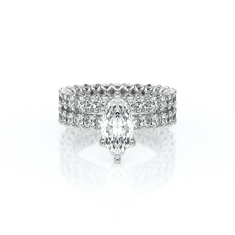 Lumino 801Mqd4 25 Platinum Marquise