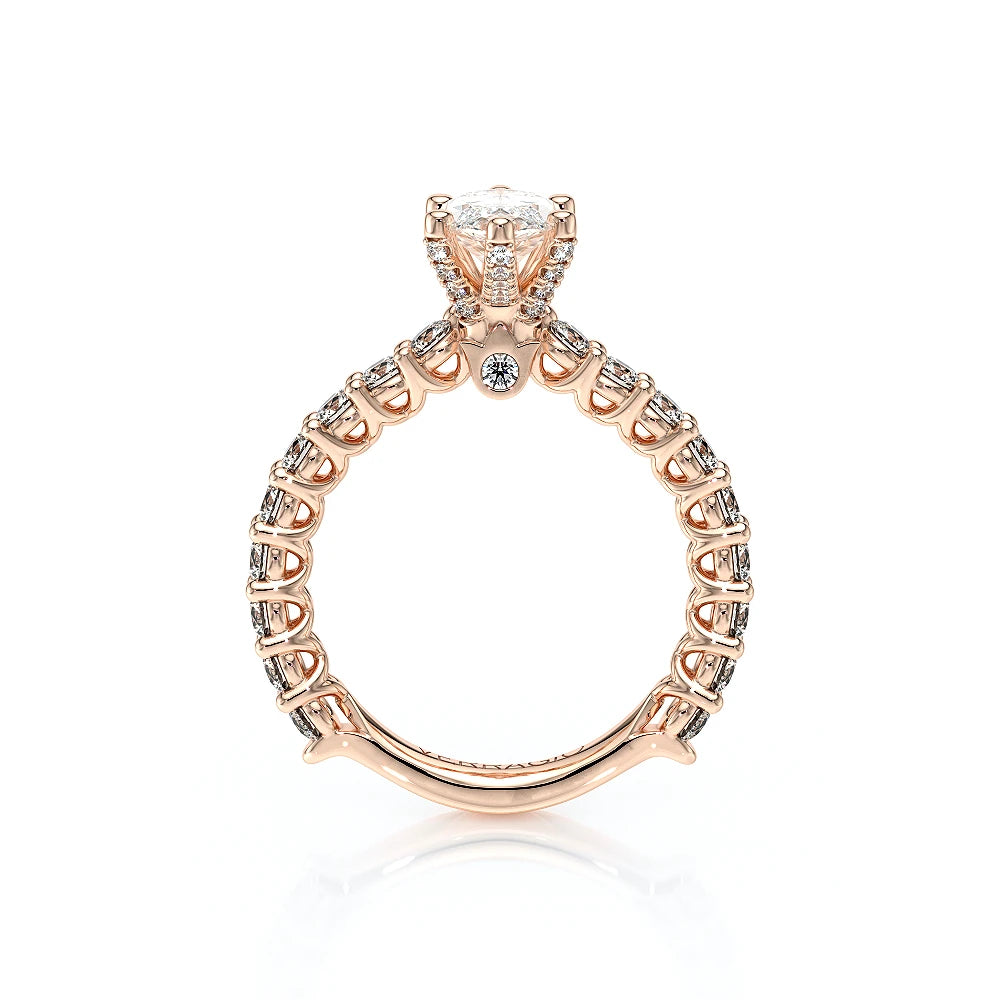 Lumino 801Mqd4 25 14K Rose Gold Marquise