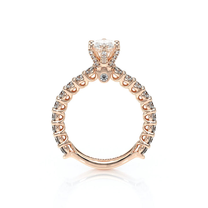 Lumino 801Mqd4 25 14K Rose Gold Marquise
