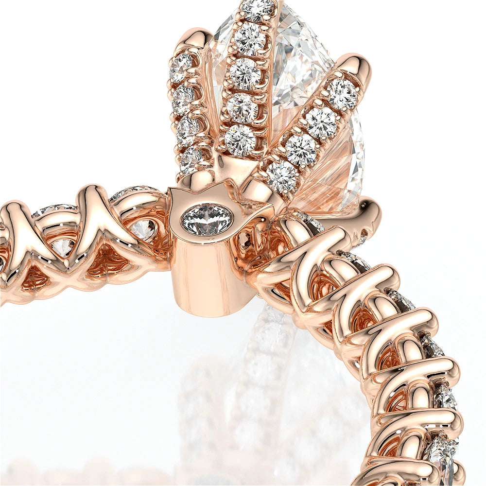 Lumino 801Mqd4 25 14K Rose Gold Marquise