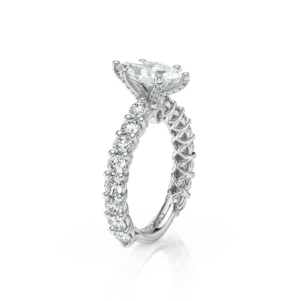 Lumino 801Mqd4 30 14K White Gold Marquise