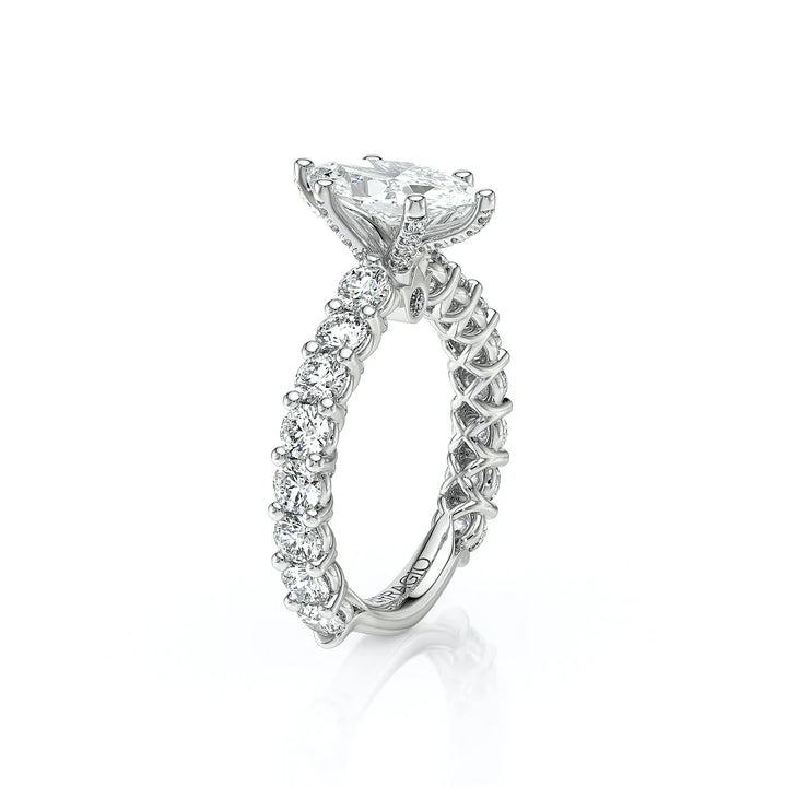 Lumino 801Mqd4 30 14K White Gold Marquise