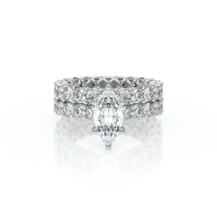 Lumino 801Mqd4 30 14K White Gold Marquise