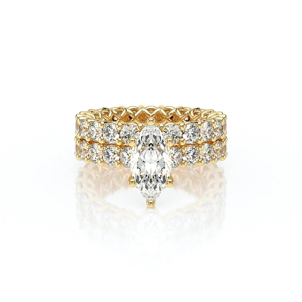 Lumino 801Mqd4 30 18K Yellow Gold Marquise
