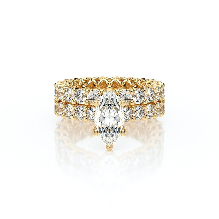 Lumino 801Mqd4 30 18K Yellow Gold Marquise