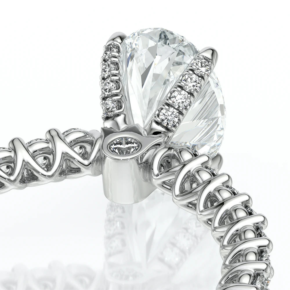Lumino 801Ovd4 20 14K White Gold Oval
