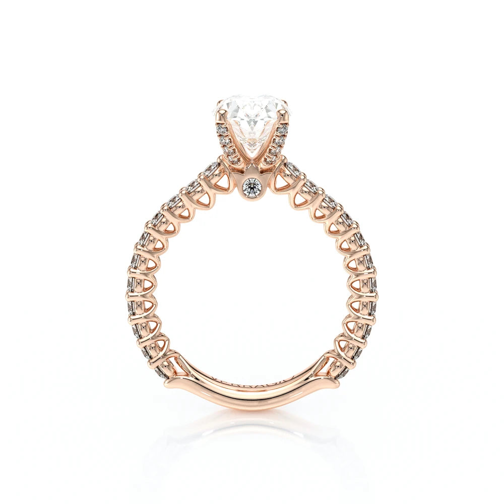 Lumino 801Ovd4 20 14K Rose Gold Oval