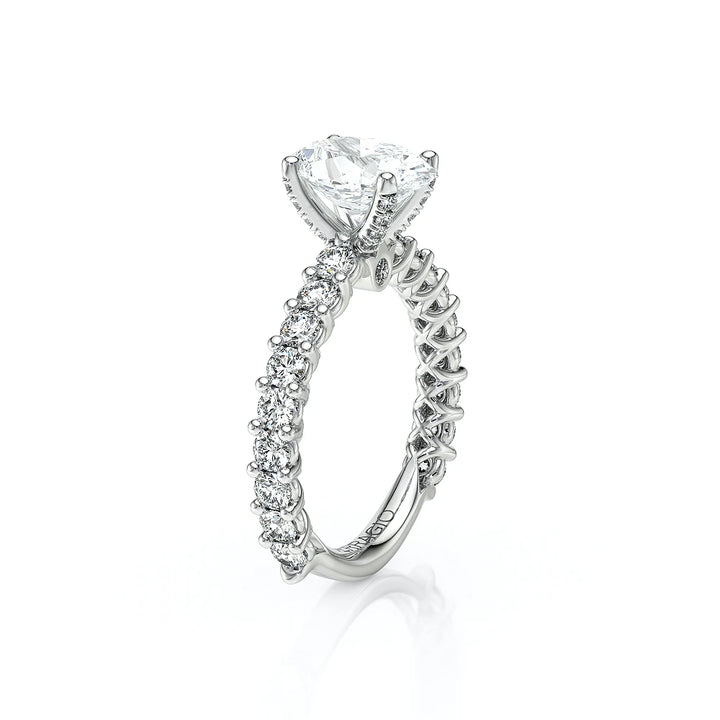 Lumino 801Ovd4 25 18K White Gold Oval