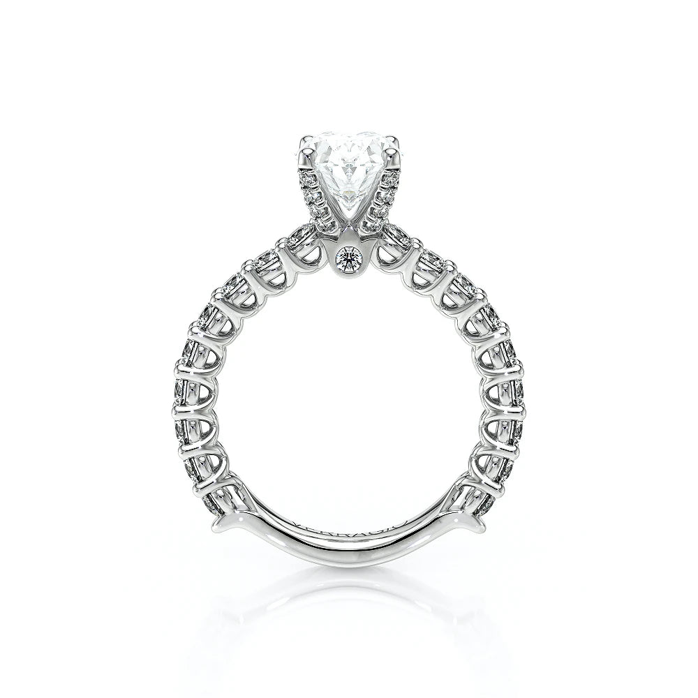 Lumino 801Ovd4 25 14K White Gold Oval