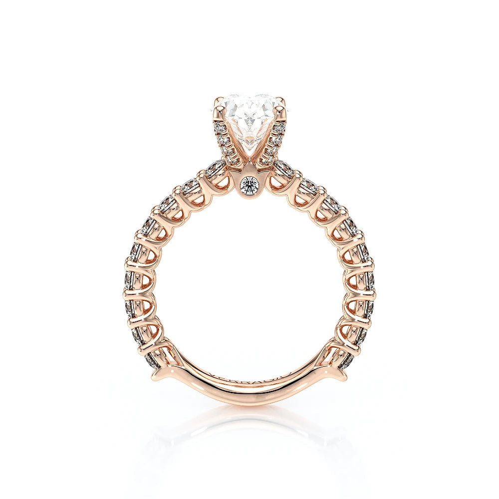 Lumino 801Ovd4 25 18K Rose Gold Oval