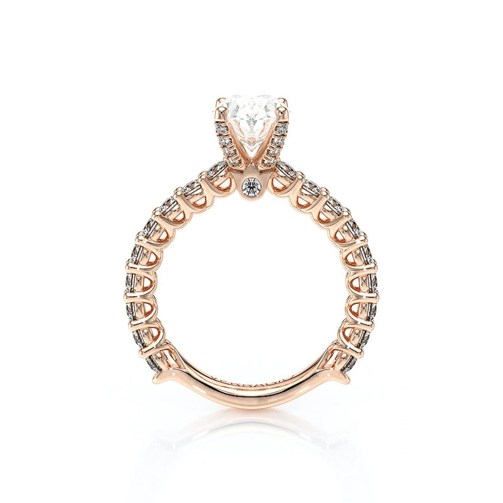 Lumino 801Ovd4 25 14K Rose Gold Oval