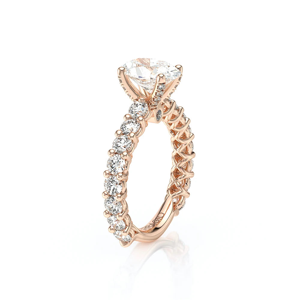 Lumino 801Ovd4 30 14K Rose Gold Oval