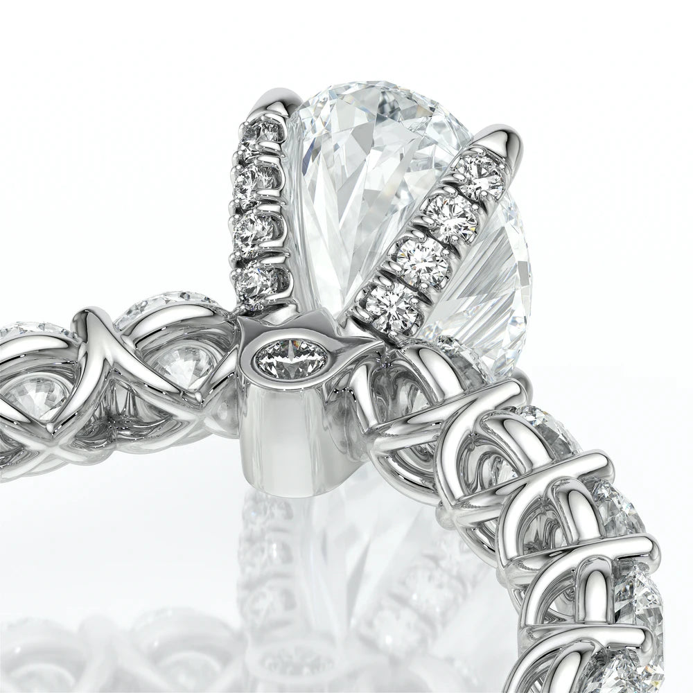 Lumino 801Ovd4 35 14K White Gold Oval