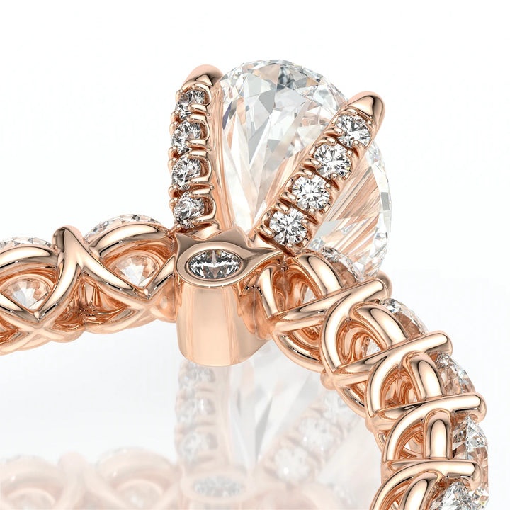 Lumino 801Ovd4 35 14K Rose Gold Oval