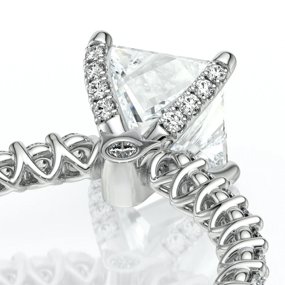 Lumino 801Prd4 20 14K White Gold Princess