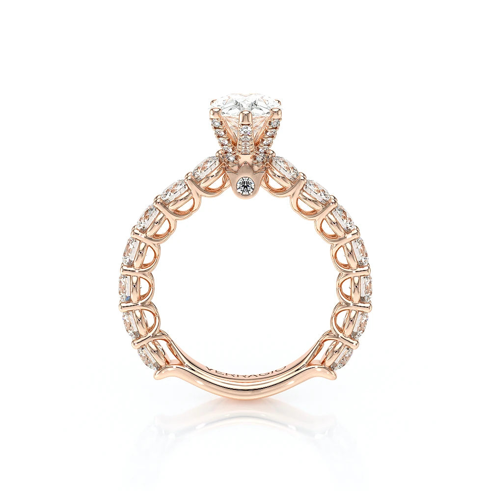 Lumino 801Psd4 35 14K Rose Gold Pear
