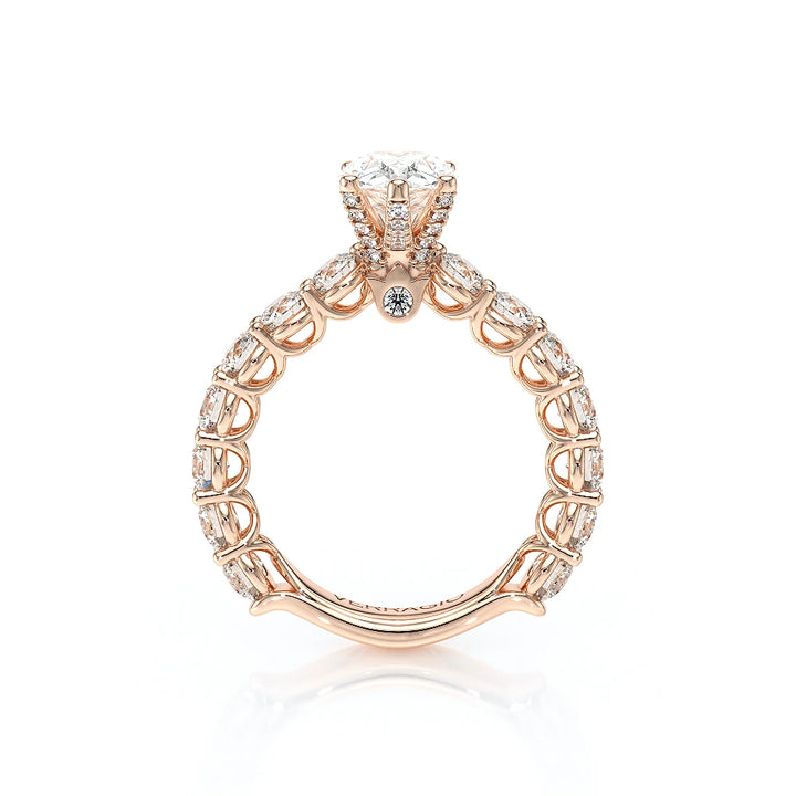 Lumino 801Psd4 35 14K Rose Gold Pear