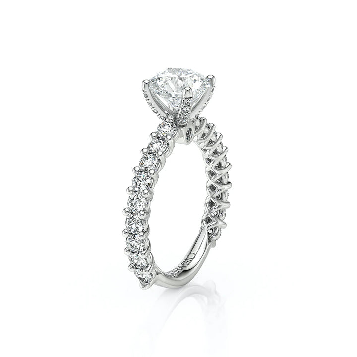 Lumino 801Rd4 25 14K White Gold Round