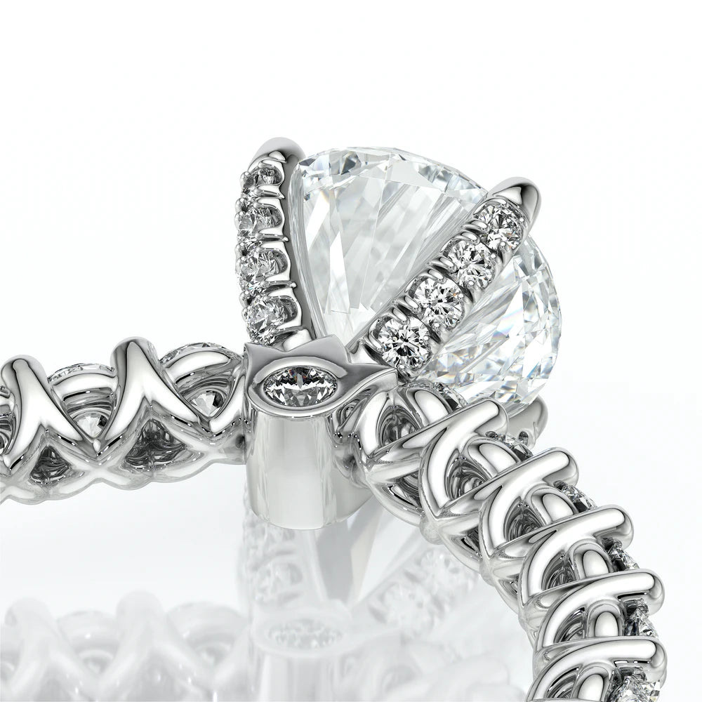 Lumino 801Rd4 25 14K White Gold Round