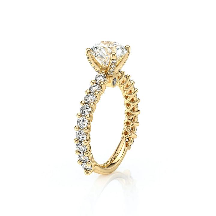Lumino 801Rd4 25 18K Yellow Gold Round