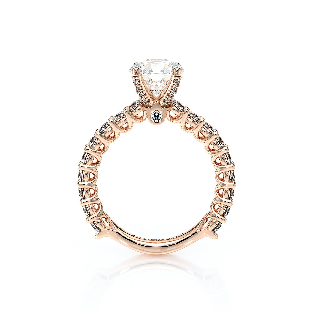 Lumino 801Rd4 25 14K Rose Gold Round