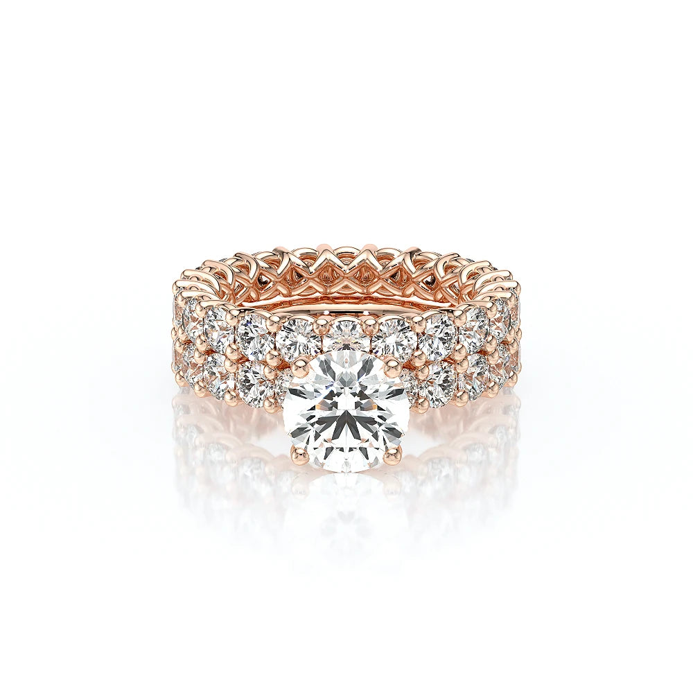 Lumino 801Rd4 30 18K Rose Gold Round