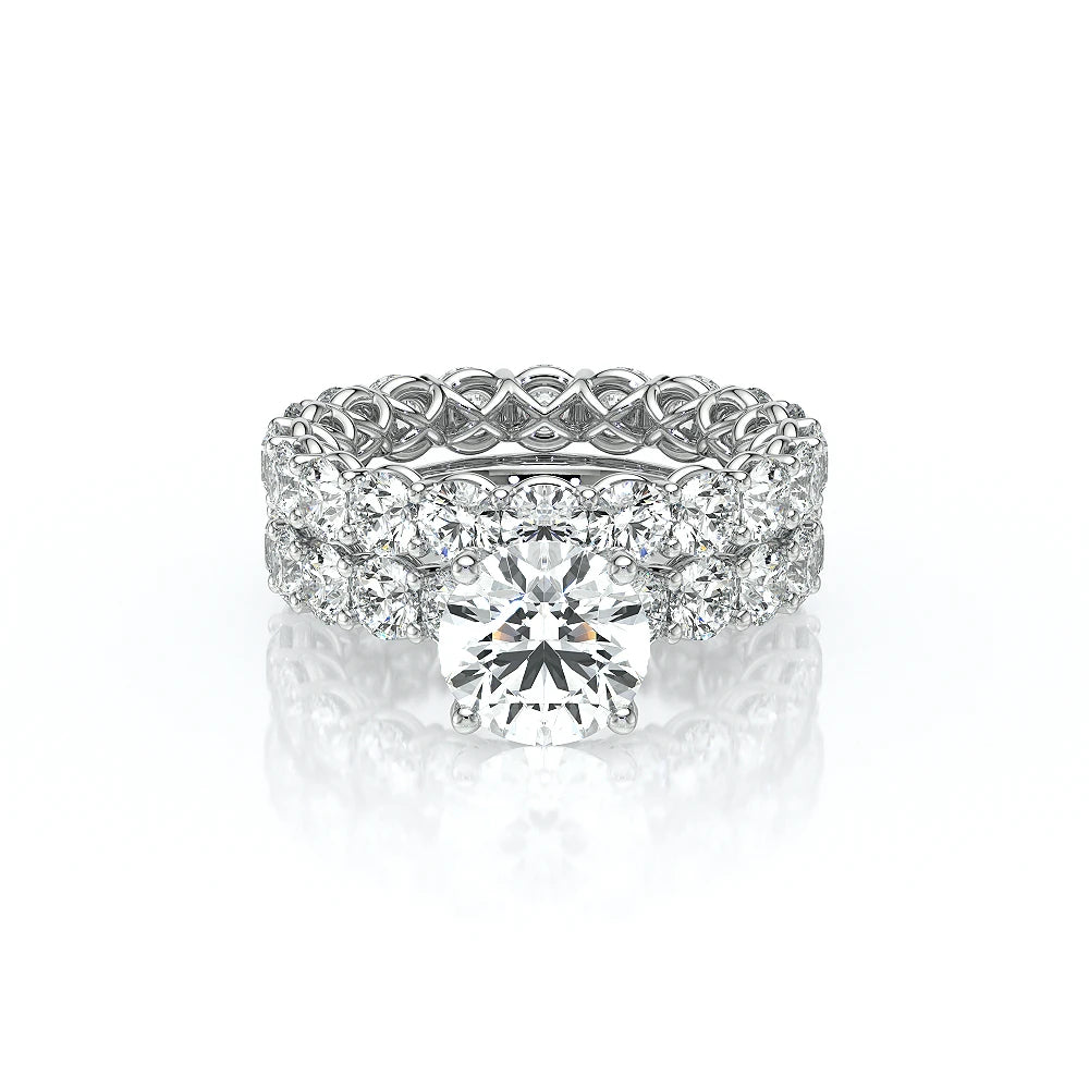 Lumino 801Rd4 35 14K White Gold Round