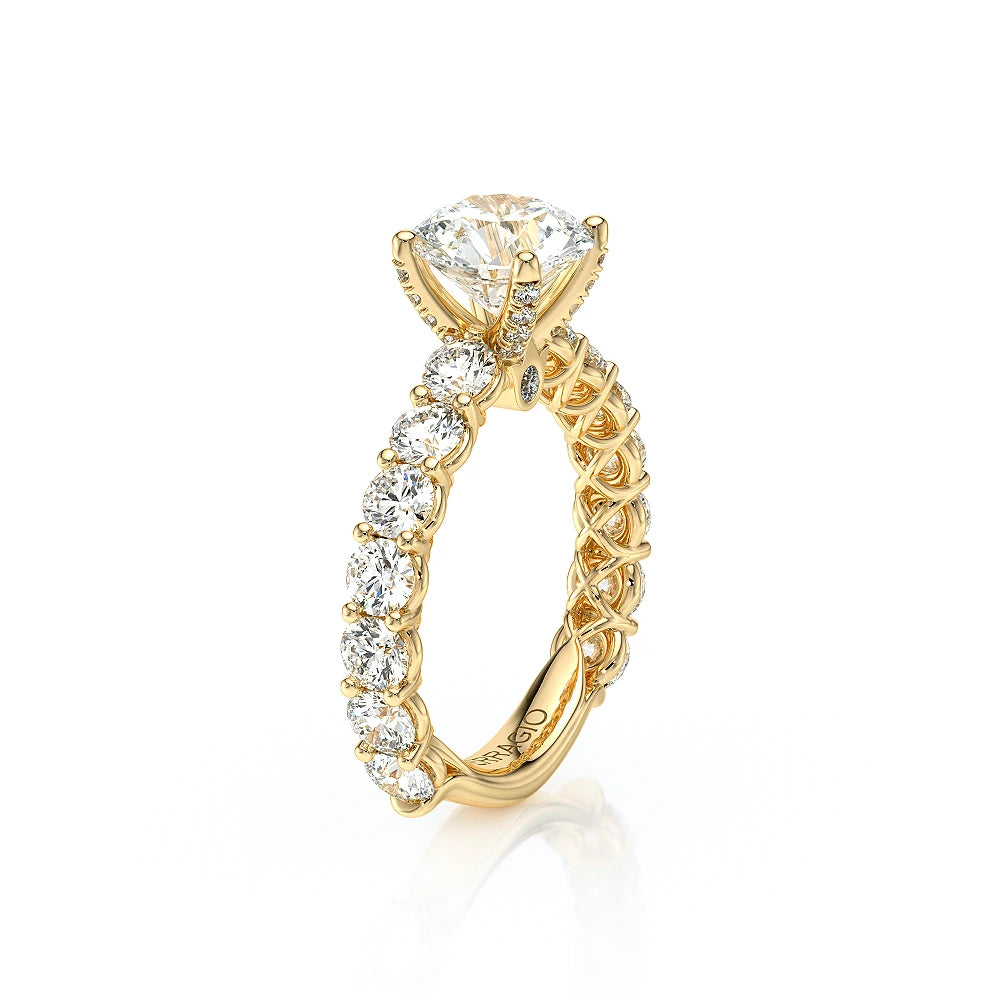 Lumino 801Rd4 35 14K Yellow Gold Round