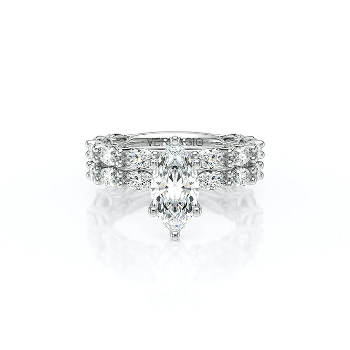 Lumino 803Mqd6 5X25 Ew 18K White Gold Marquise
