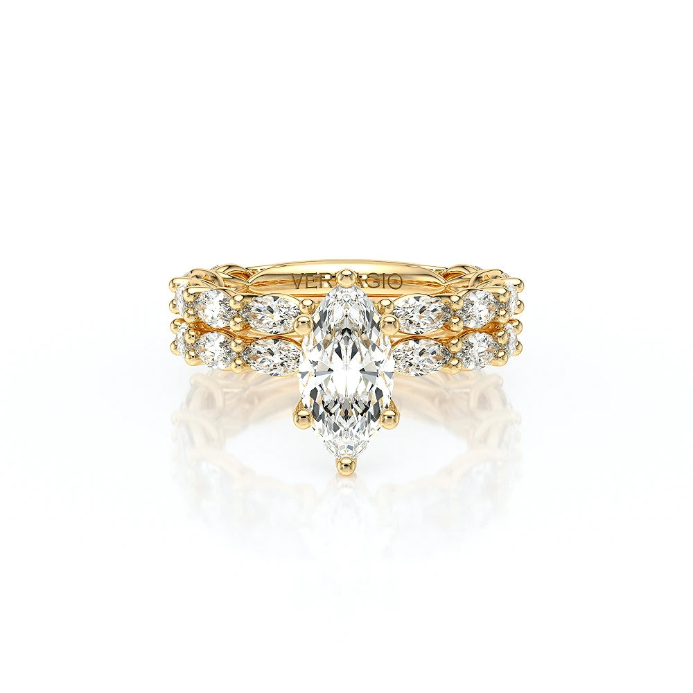 Lumino 803Mqd6 5X25 Ew 14K Yellow Gold Marquise