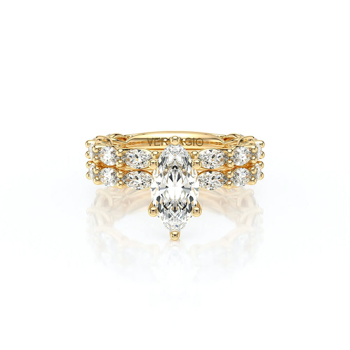 Lumino 803Mqd6 5X25 Ew 14K Yellow Gold Marquise