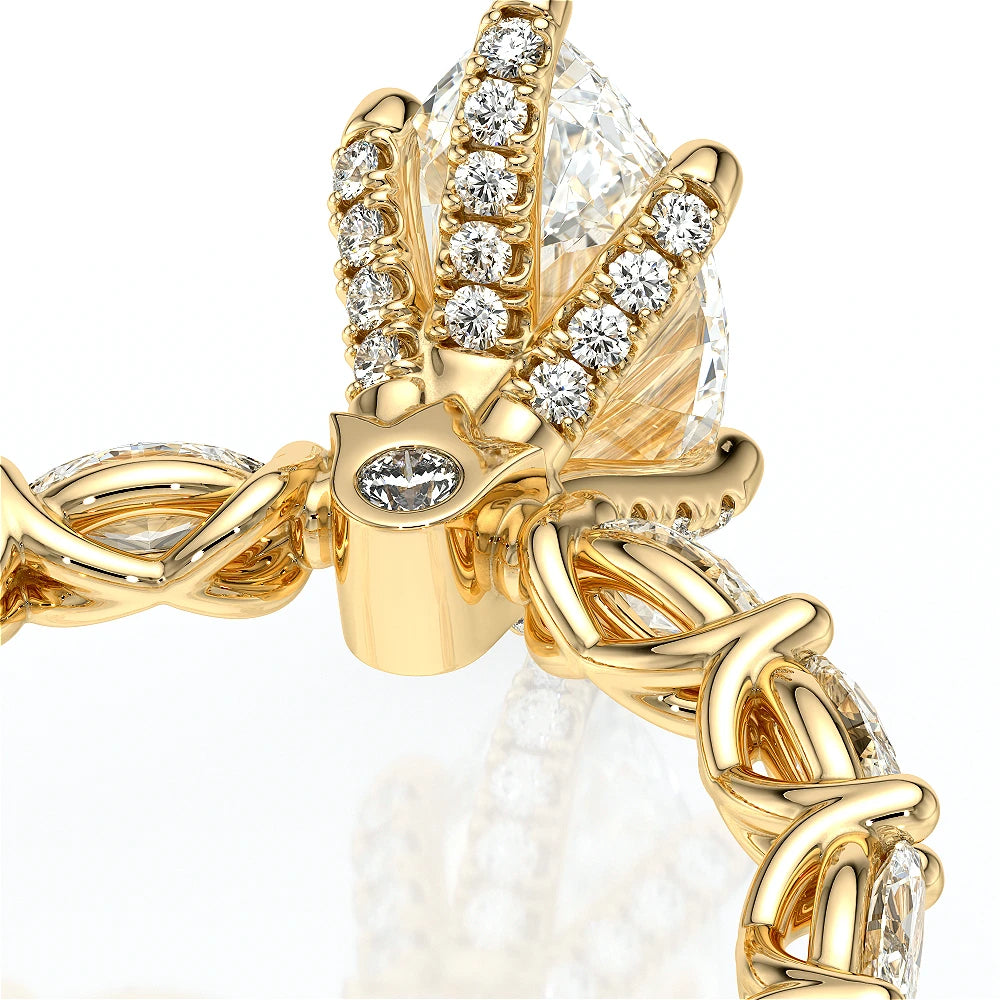 Lumino 803Mqd6 5X25 Ew 14K Yellow Gold Marquise