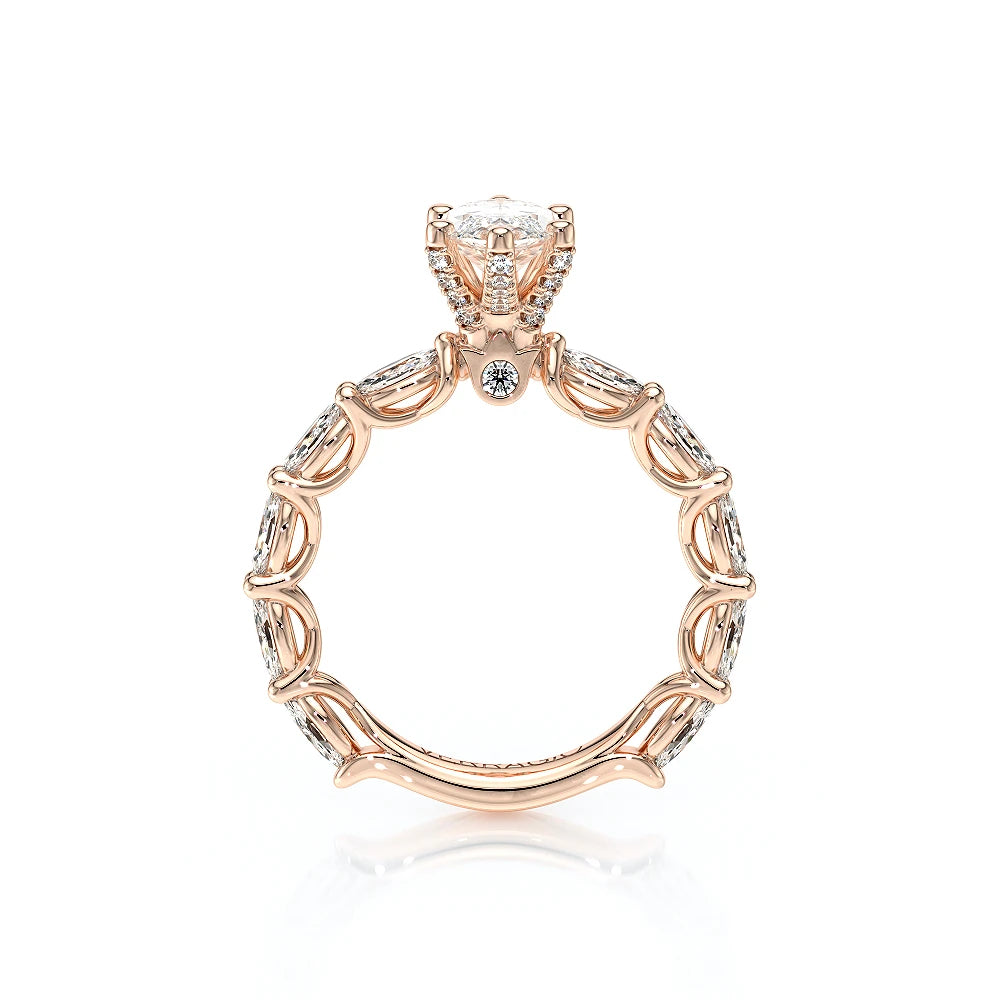 Lumino 803Mqd6 5X25 Ew 18K Rose Gold Marquise