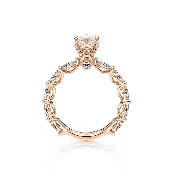Lumino 803Mqd6 5X25 Ew 18K Rose Gold Marquise