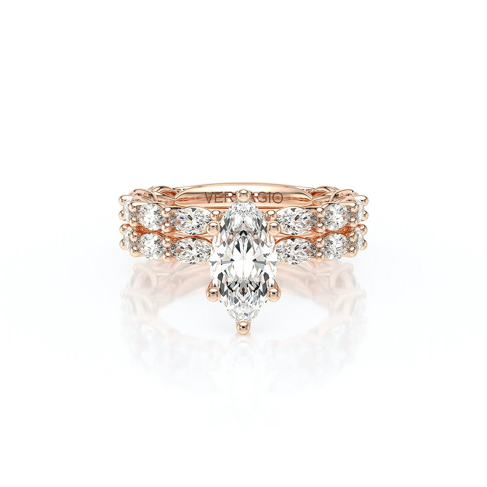 Lumino 803Mqd6 5X25 Ew 18K Rose Gold Marquise